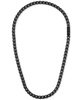 Men's Link Chain 24" Necklace in Black-Plated Stainless Steel