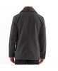 Men's Mason Wool Blend Pea Coat Jacket Double Breasted Dress Coat
