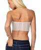 Womens Sheer Lace Handkerchief Top