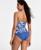 Women's Shirred Bandini Top & High-Waist Bottoms 
