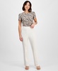 Petite Pull-On Crepe Trousers