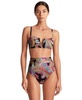 Women's Paisley U-Wire Bikini Top & High-Waist Bottoms