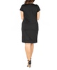 Plus Size V-Neck Faux Wrap Dress