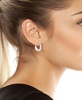 Sculpted Small Hoop Earrings