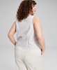 Trendy Plus Size Striped Vest, Exclusively at Macy's