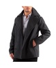 Men's Mason Wool Blend Pea Coat Jacket Double Breasted Dress Coat