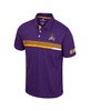 Men's Purple ECU Pirates No Problemo Polo Shirt