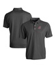 Men's Black/White SMU Mustangs Pike Eco Symmetry Print Stretch Polo