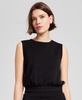 Women's Piping-Trim Sleeveless Top, Exclusively at Macy's 
