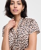 Women's Satin Animal-Print Bow Blouse, Exclusively at Macy's