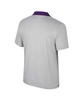 Men's Gray Kansas State Wildcats Tuck Striped Polo