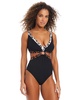 Women's In My Skin Ring One-Piece Swimsuit, Exclusively at Macy's