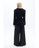 Women's Self-Belted Double Breasted Jacket