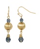 Bead Wire Drop Earrings