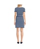 Women's Short Sleeve Cotton Modal Wrap Mini Dress