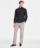 Men's Classic-Fit Heathered Jersey-Knit Button-Down Shirt, Created for Macy's 