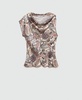 Women's Satin Print Blouse