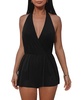 Women's Halter Self Tie One Piece Romper Swimsuit (Available in XS-4XL)