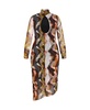 Plus Size Mesh Miranda Print Dress