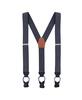 Silas Classic Herringbone Elastic Button End Suspenders