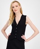 Women's Knit Fitted V-Neck Vest