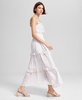Women's Floral-Print Ruffled Tiered  Smocked-Waist Maxi Dress, Exclusively at Macy's