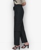 Women's High-Rise Taffeta Cargo Pants 