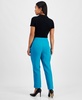 Petite High-Rise Tapered Side-Slit Pants, Created for Macy's 