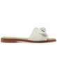 Women's Lavinia Knot-Trim Slide Flat Sandals