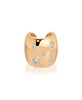 Scattered Crystal Chunky Cuff Earrings