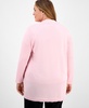 Plus Size Sonoma Open-Front Long-Sleeve Cardigan