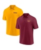 Men's Burgundy, Gold Washington Commanders Dueling Two-Pack Polo Shirt Set