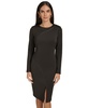 Women's Exposed-Zipper Scuba Sheath Dress