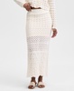 Women's Crochet Scalloped-Hem Maxi Skirt, Exclusively at Macy's