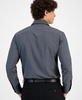Men's Slim-Fit 4-Way Stretch Medallion Dress Shirt, Created for Macy's