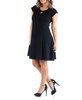 Plus Size Keyhole Neck Dress