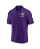 Men's White, Purple Minnesota Vikings Lockup Two-Pack Polo Shirt Set