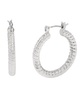 Textured Hoop Earrings
