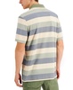 Men's Regular-Fit Striped Supima Blend Polo Shirt, Created for Macy's 