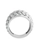 Sterling Silver Textured Five Band Ring, Size 11