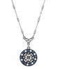 Crystal Round Pendant Necklace
