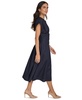 Women's Jewel-Neck Short-Sleeve Shirtdress 