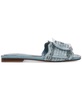 Women's Bambi Raffia Buckle Slide Sandals