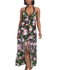 Women's Floral-Print Tiered Cover-Up Dress, Created for Macy's