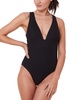 Women's Mykonos Deep Plunge V-Neck One-Piece Swimsuit