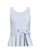 Women's Organic Sleeveless Pleated Sweater Knit Midi Dress