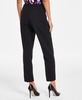 Slim Straight-Leg Elastic-Back Pants