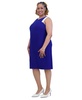 Women's Combo Sleeveless Sheath Dress