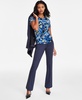 Women's Floral-Print Mesh Short-Sleeve T-Shirt, Exclusively at Macy's