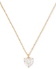Gold-Tone Birthstone Heart Pendant Necklace, 16" + 3" extender